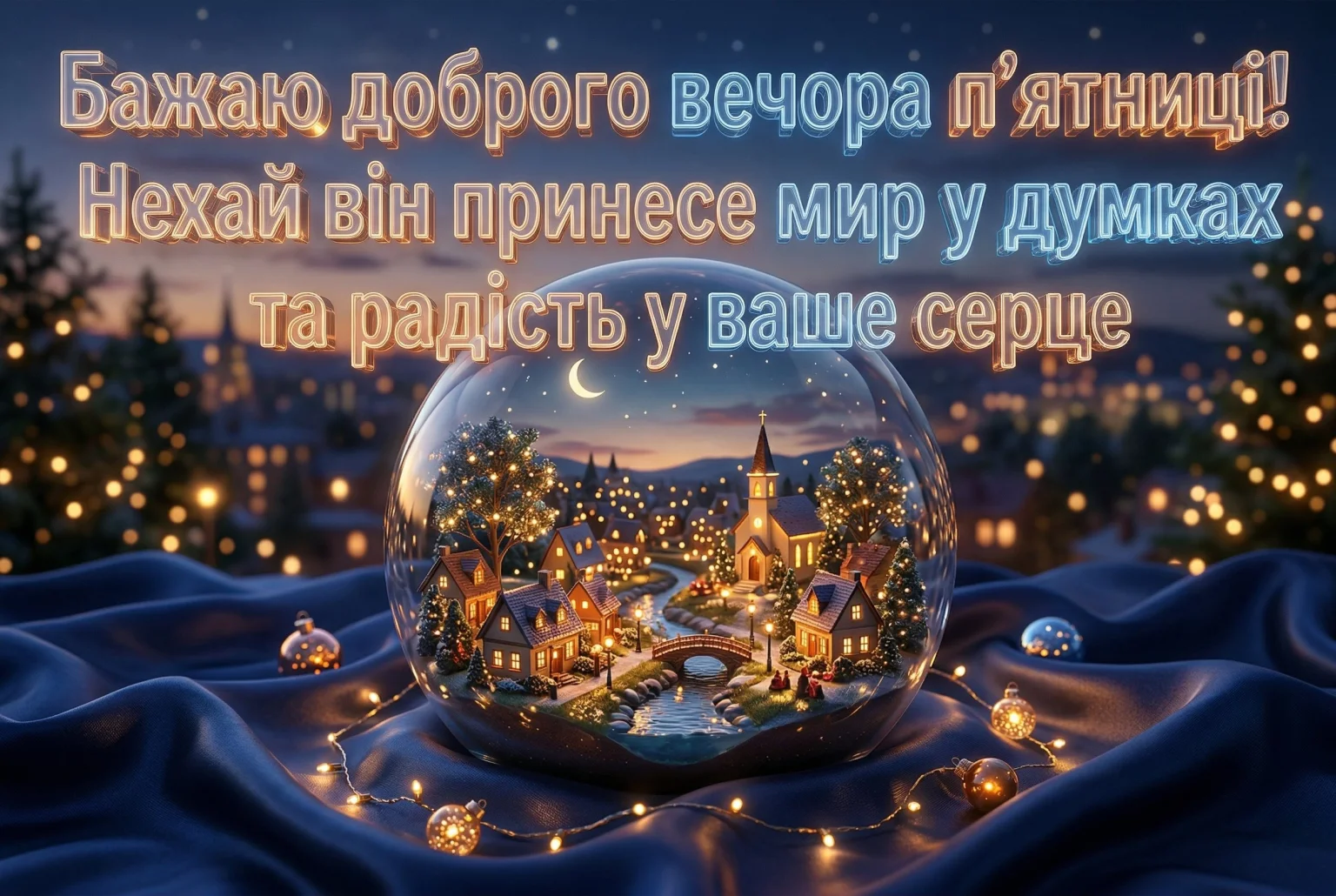 Доброго вечора п’ятниці: найтепліші картинки та душевні листівки для гарного настрою