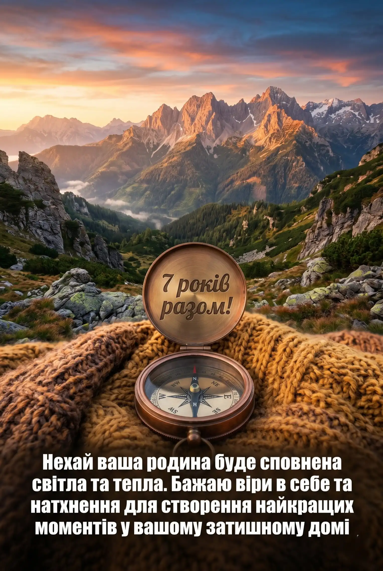 Мідне весілля (7 років): вітання для чоловіка, дружини та близьких