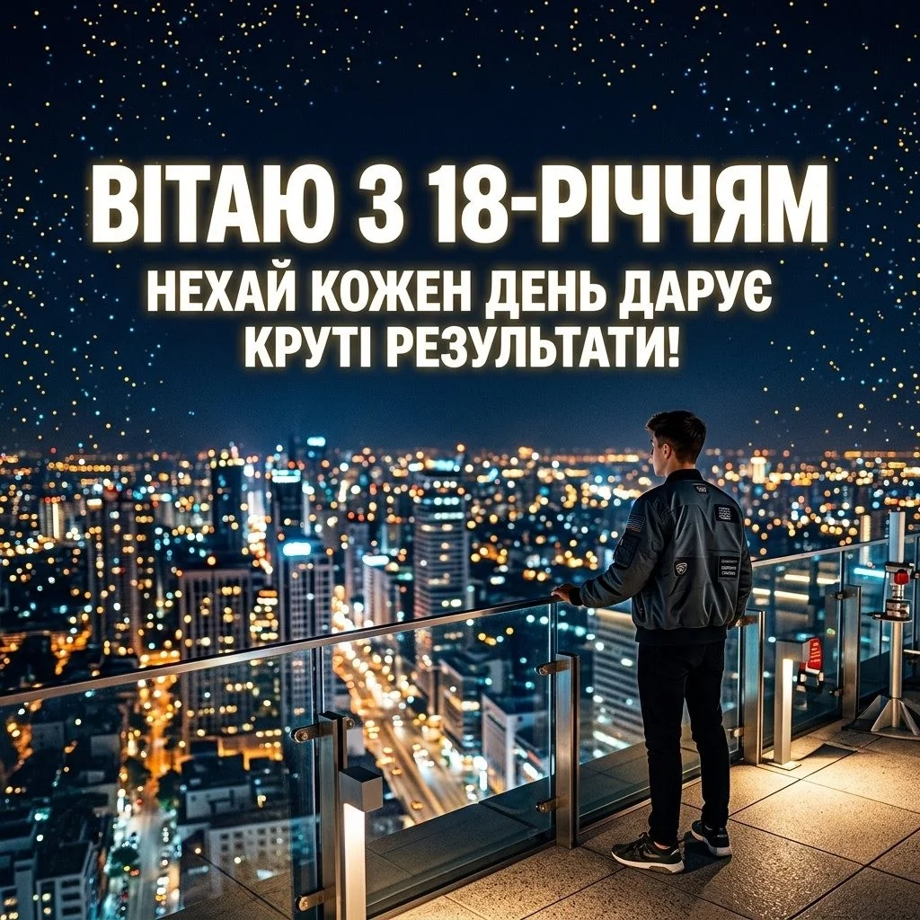 Що побажати хлопцю на 18-річчя: добірка привітань на будь-який смак