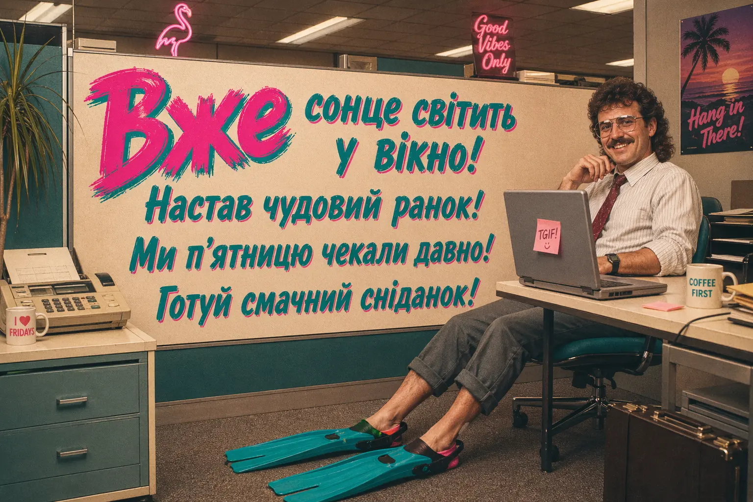П’ятниця та доброго ранку: яскраві картинки для ідеального настрою перед вихідними