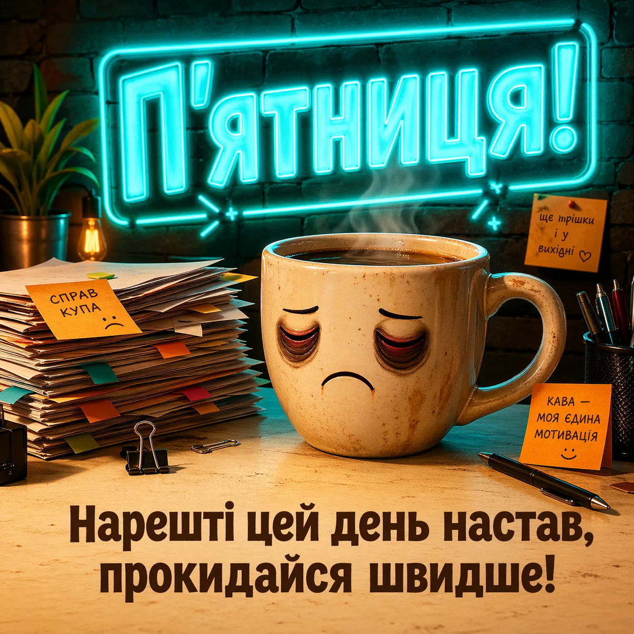 П’ятниця та доброго ранку: яскраві картинки для ідеального настрою перед вихідними