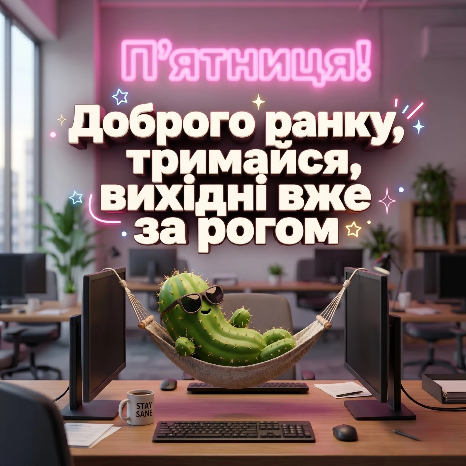 П’ятниця та доброго ранку: яскраві картинки для ідеального настрою перед вихідними