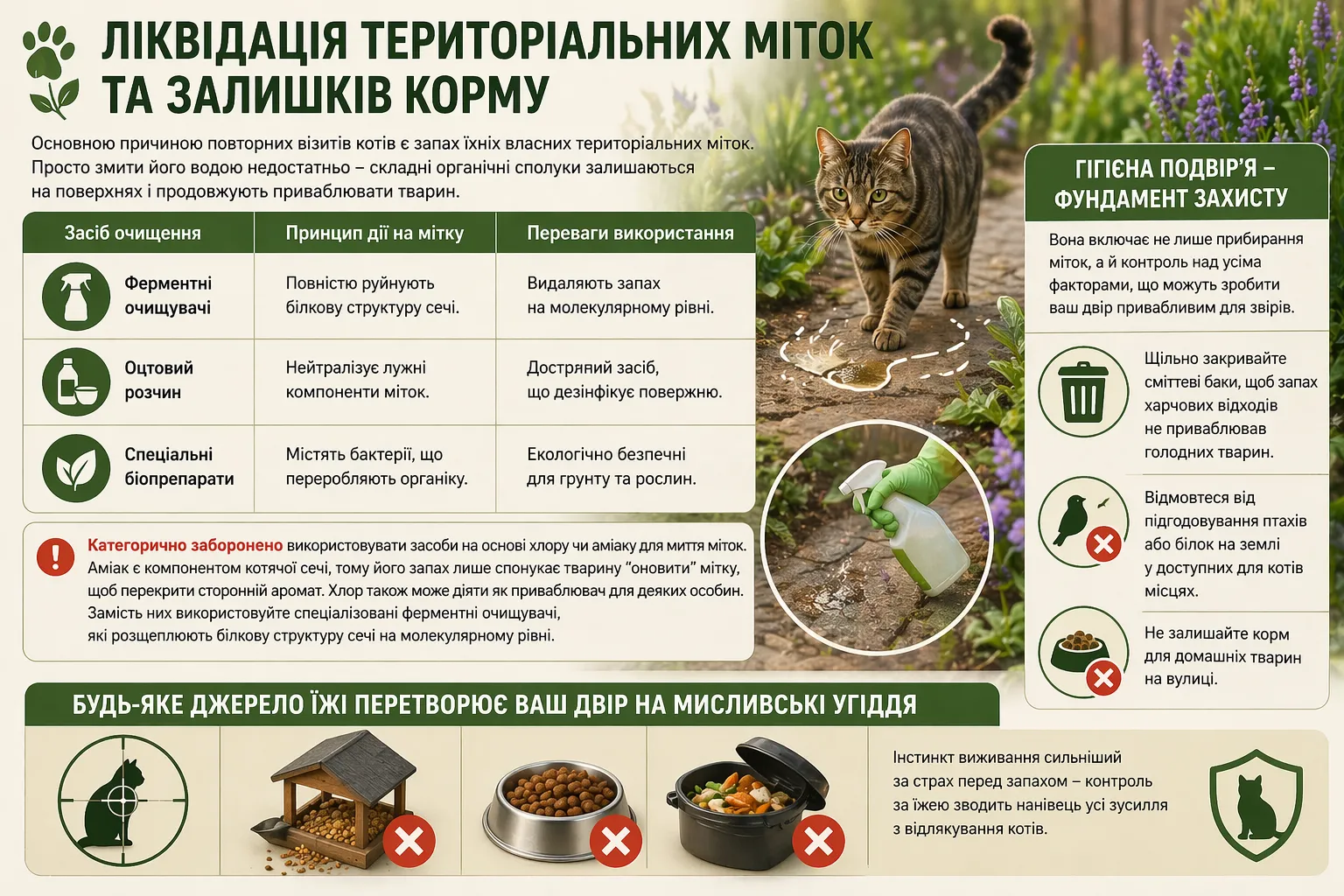 Найкращі методи захисту саду від небажаних візитів сусідських котів