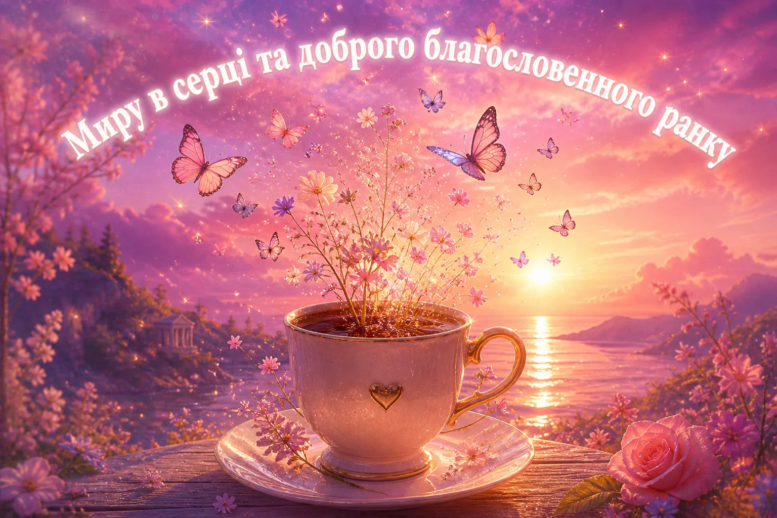 Доброго благословенного ранку: душевні картинки та найкращі побажання для гарного настрою