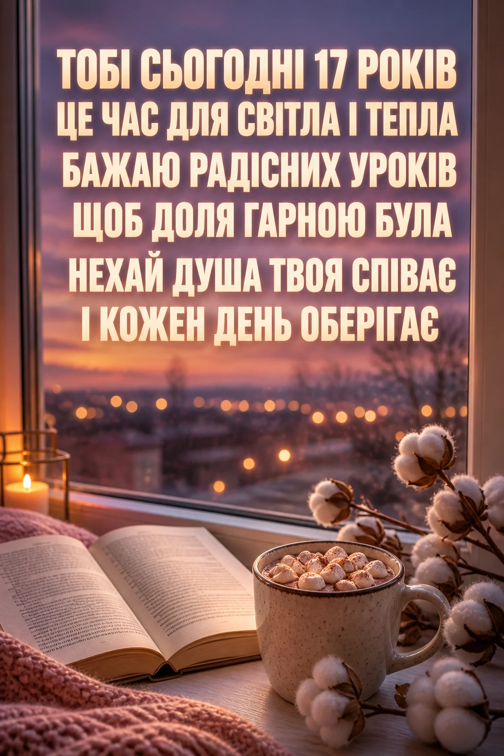 День народження 17 років: добірка натхненних привітань