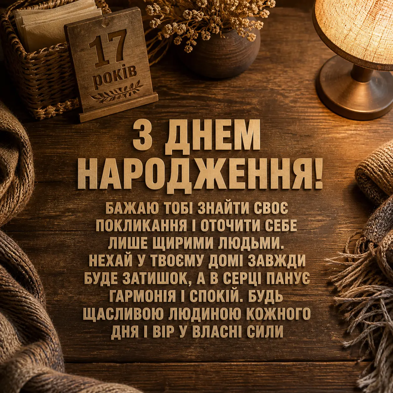 День народження 17 років: добірка натхненних привітань