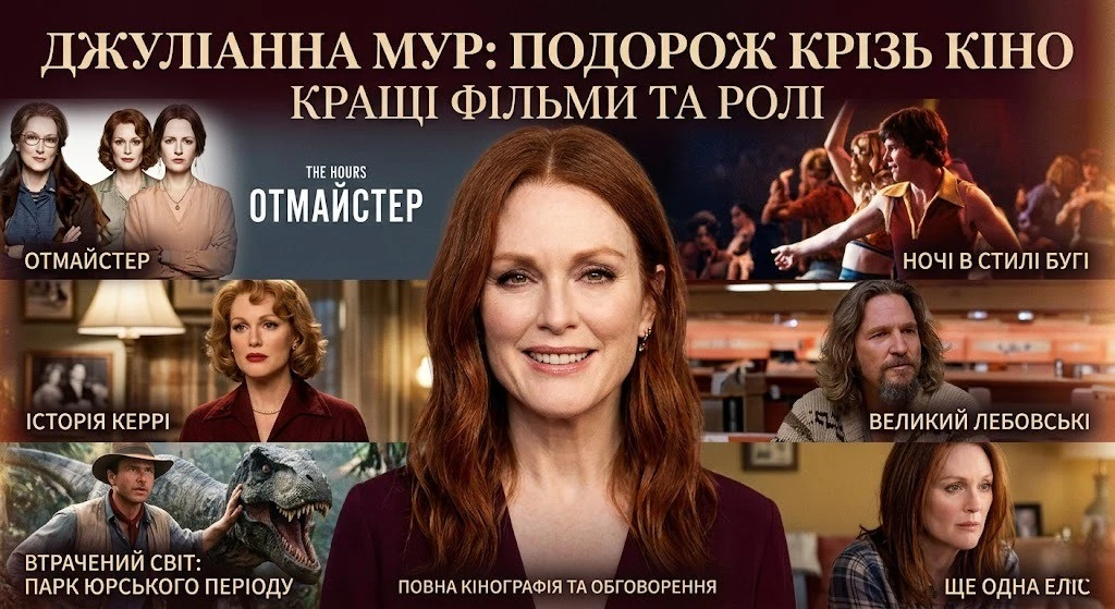 Фільми Джуліанн Мур від комедій до глибоких драм