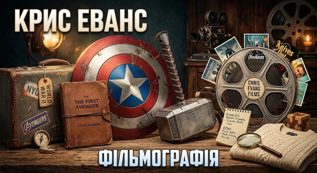 Найцікавіші фільми Кріса Еванса для вечірнього перегляду