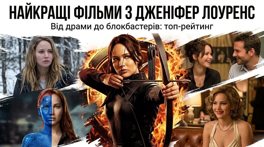 10 фільмів з Дженіфер Лоуренс для обов’язкового перегляду