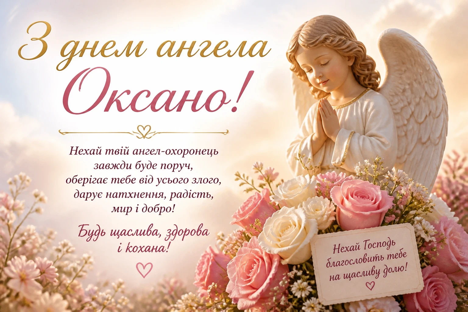 З днем ангела Оксано