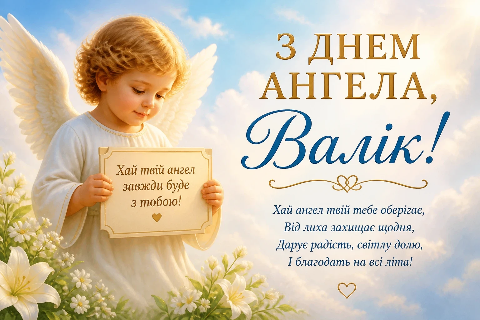 З днем ангела Валік