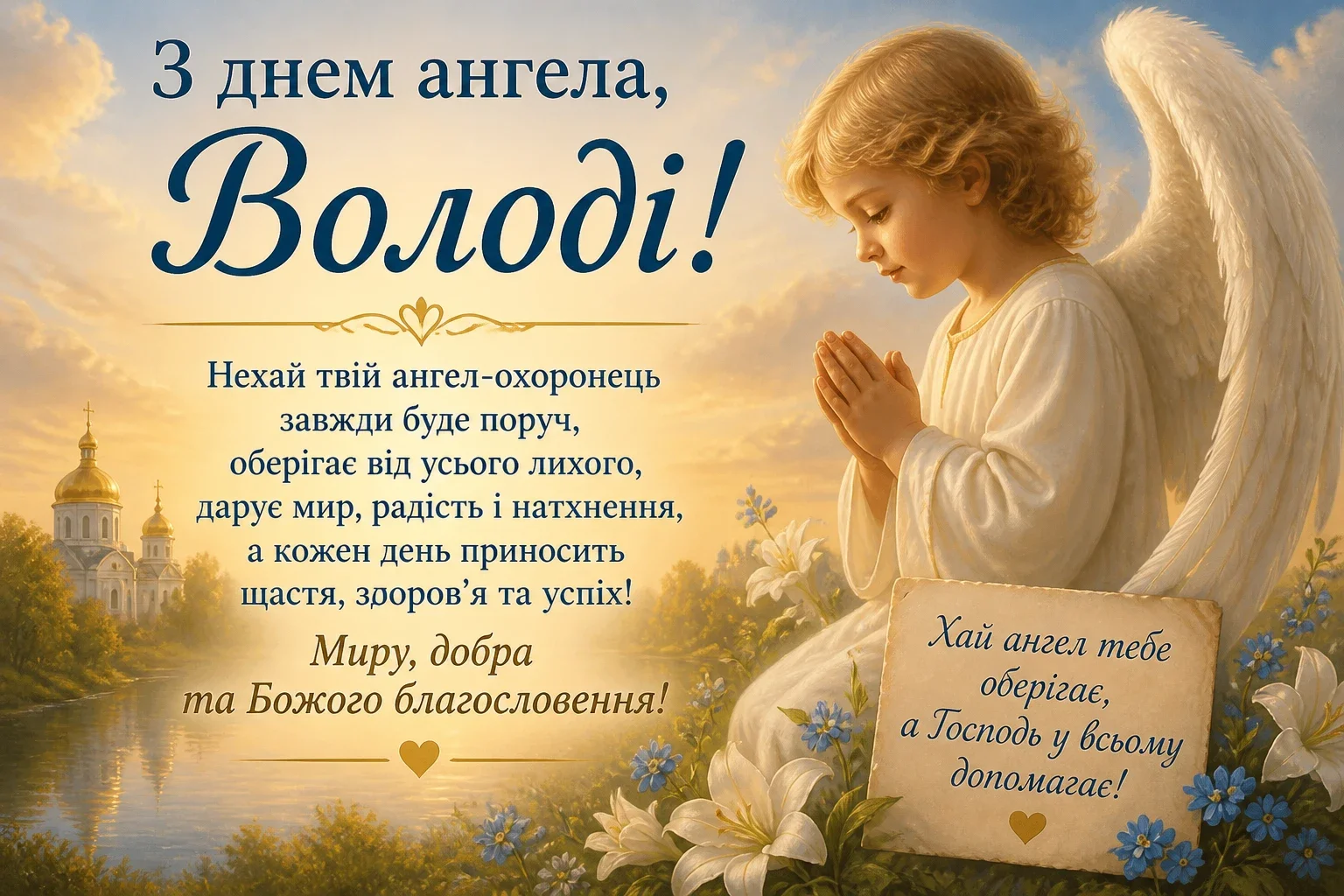 З днем ангела для Володі