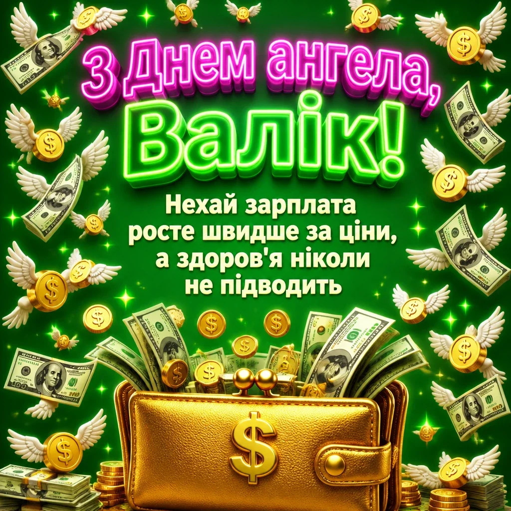 з днем ангела валік