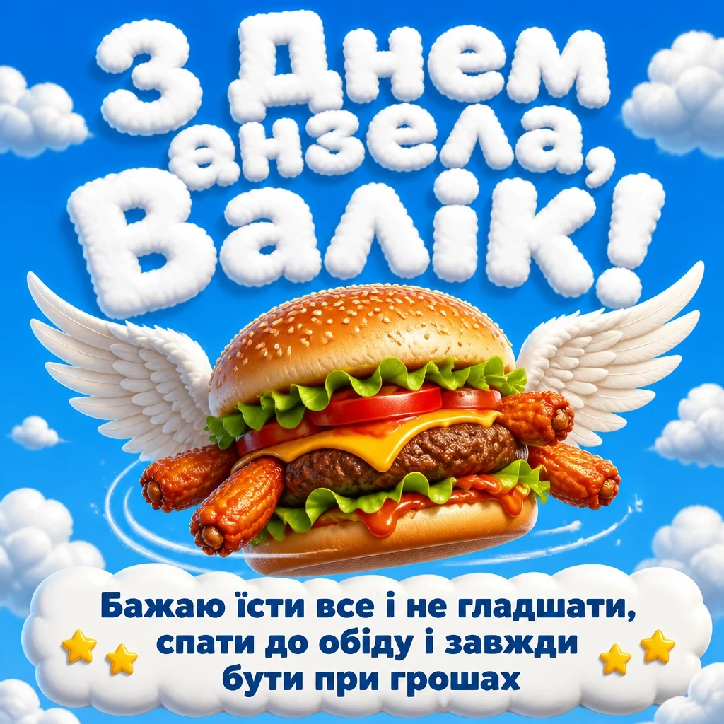 з днем ангела валік