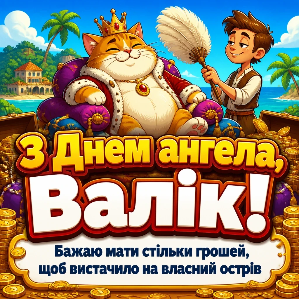 з днем ангела валік