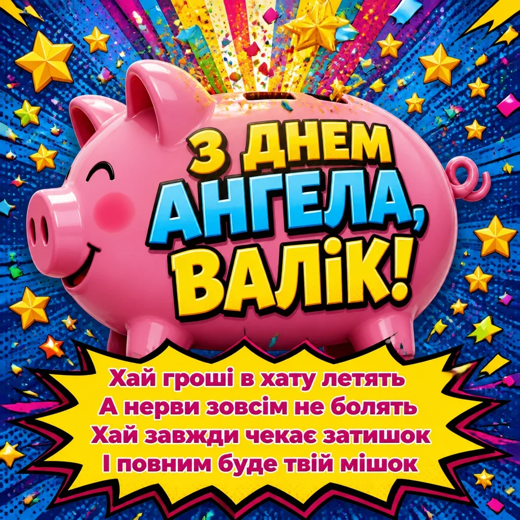 з днем ангела валік
