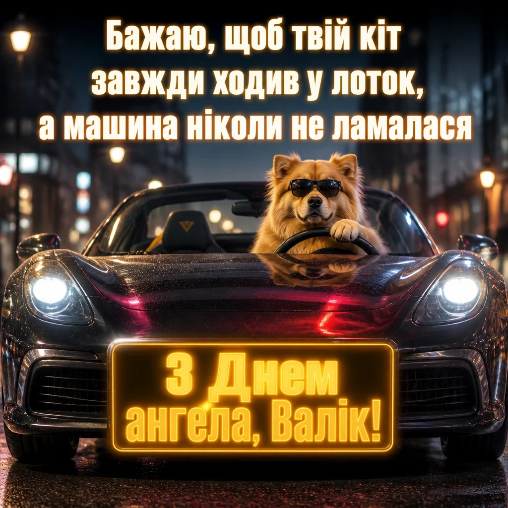 з днем ангела валік