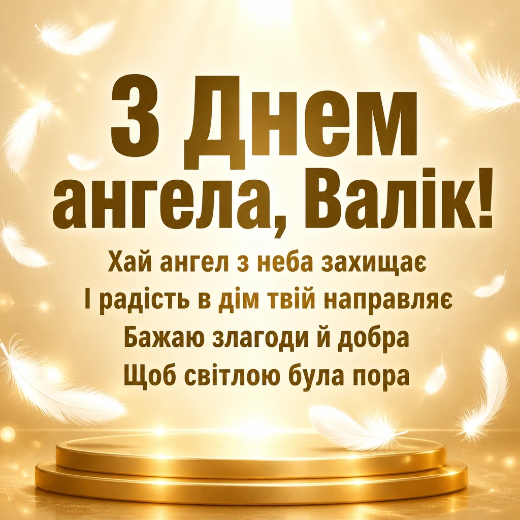 з днем ангела валік