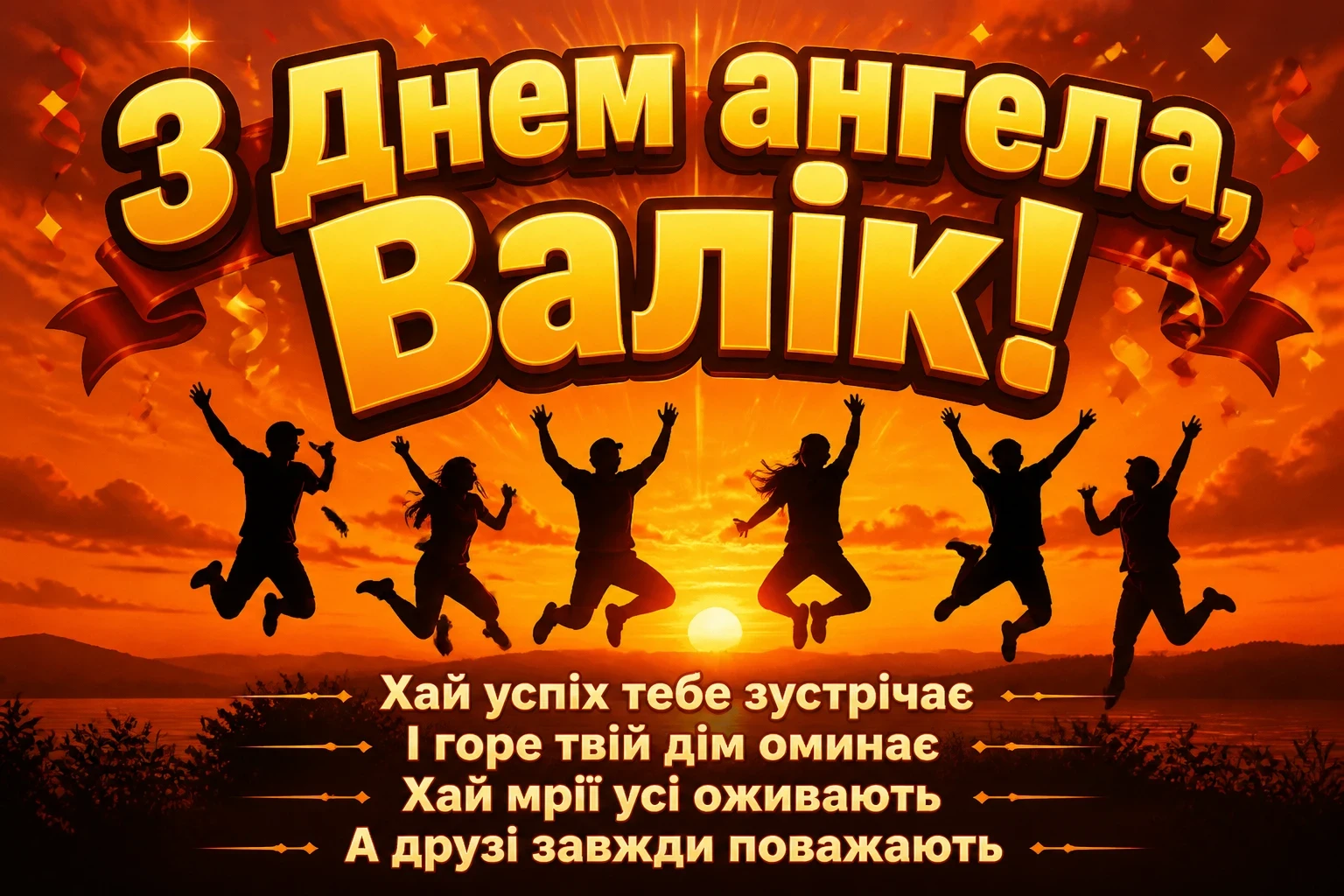 з днем ангела валік