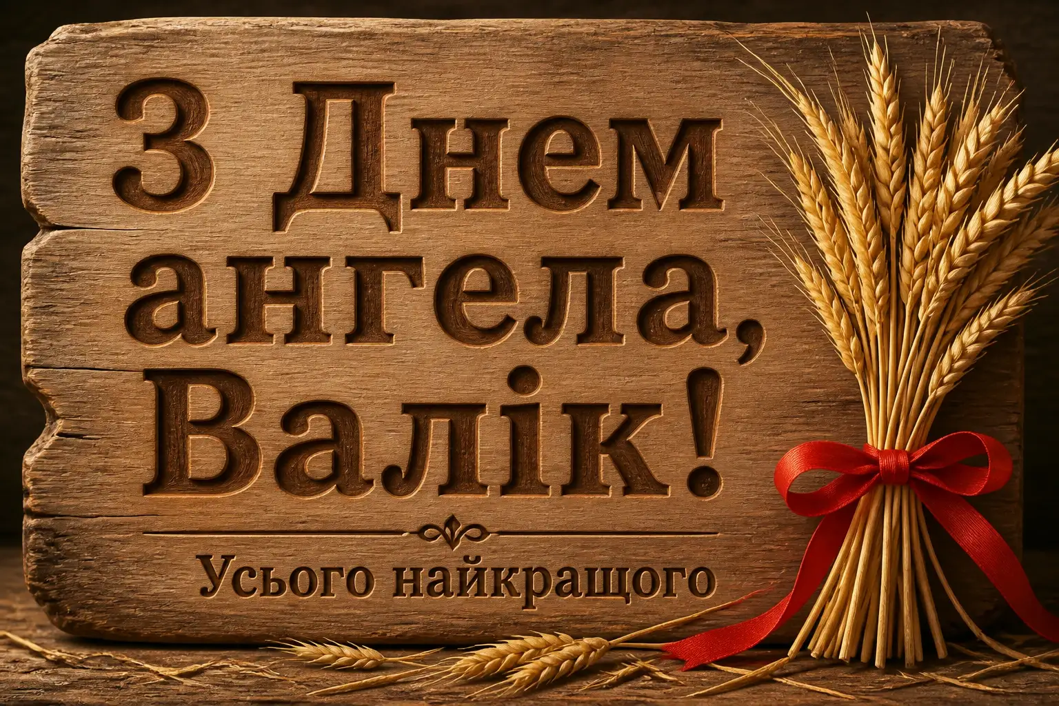 з днем ангела валік