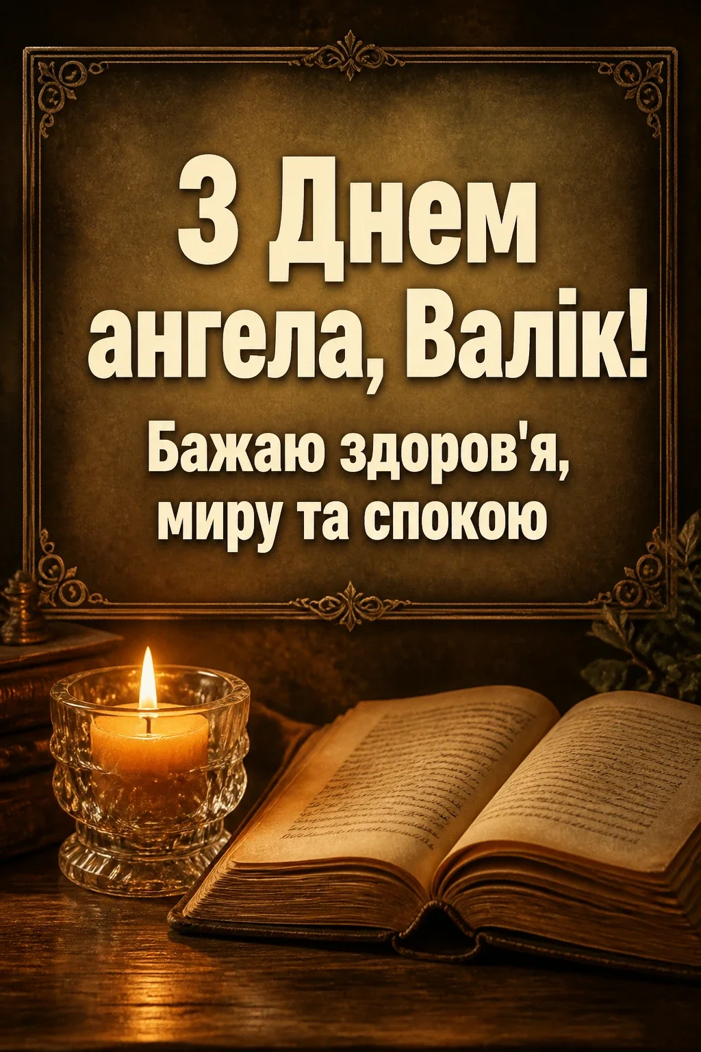 з днем ангела валік