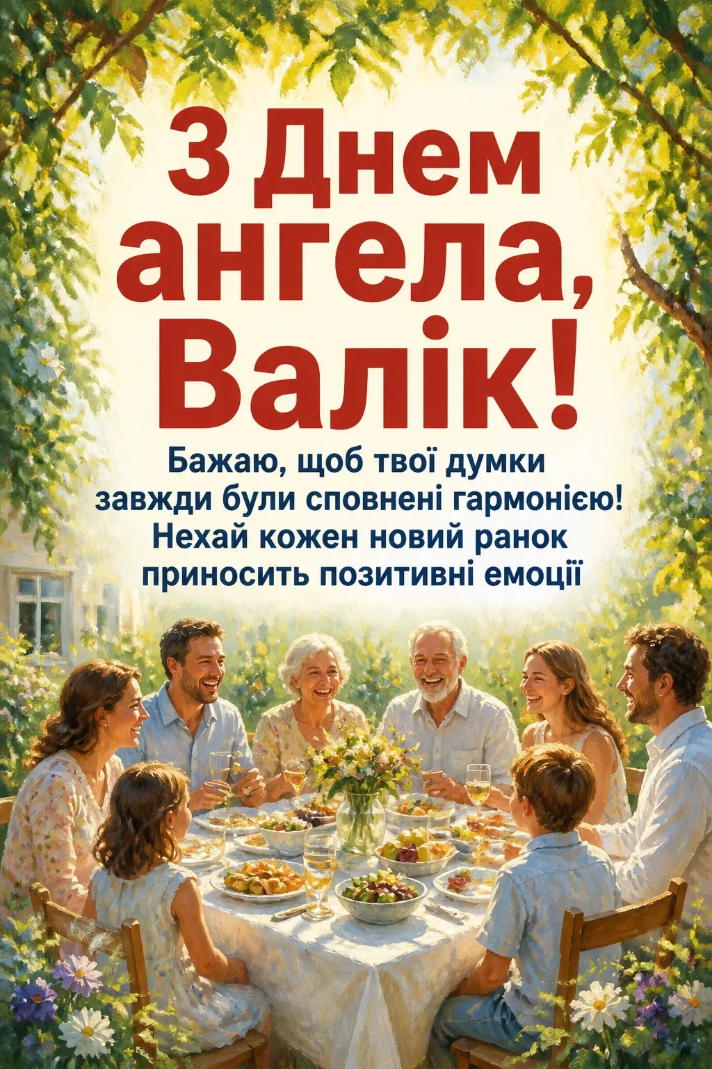 з днем ангела валік