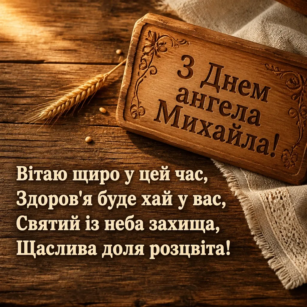 привітання з днем ангела михаїла привітання з днем ангела михаїла