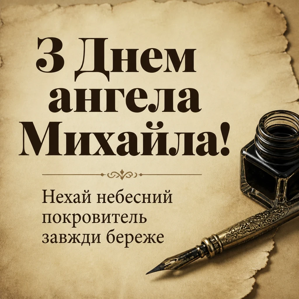 привітання з днем ангела михаїла привітання з днем ангела михаїла