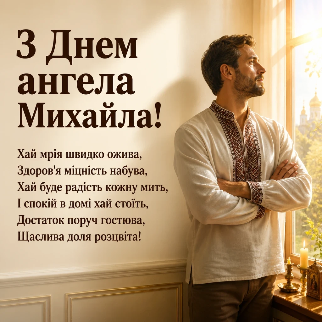 привітання з днем ангела михаїла привітання з днем ангела михаїла