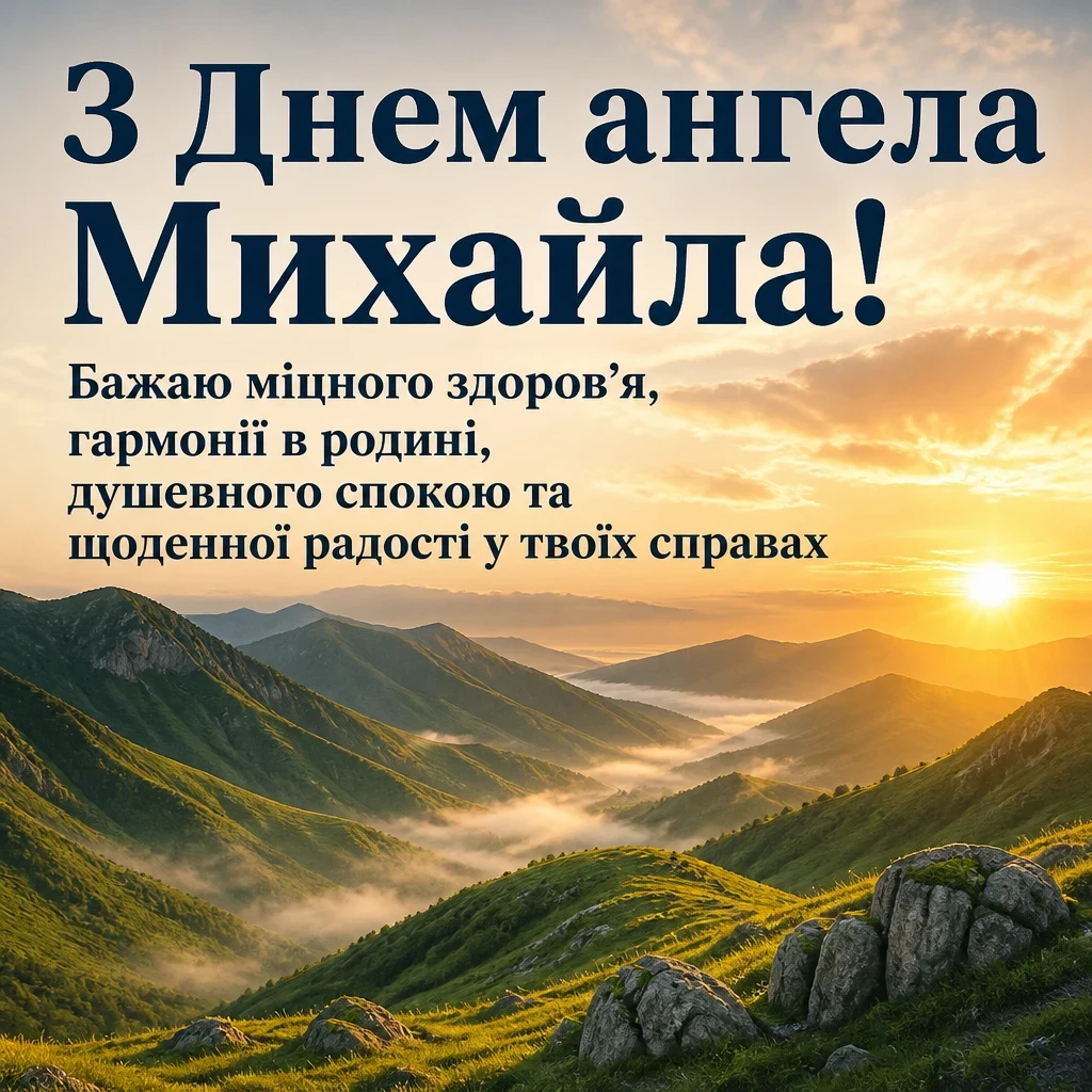 привітання з днем ангела михаїла привітання з днем ангела михаїла