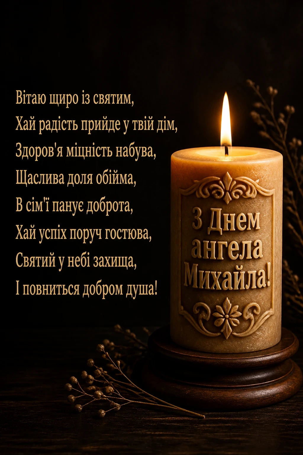 привітання з днем ангела михаїла привітання з днем ангела михаїла
