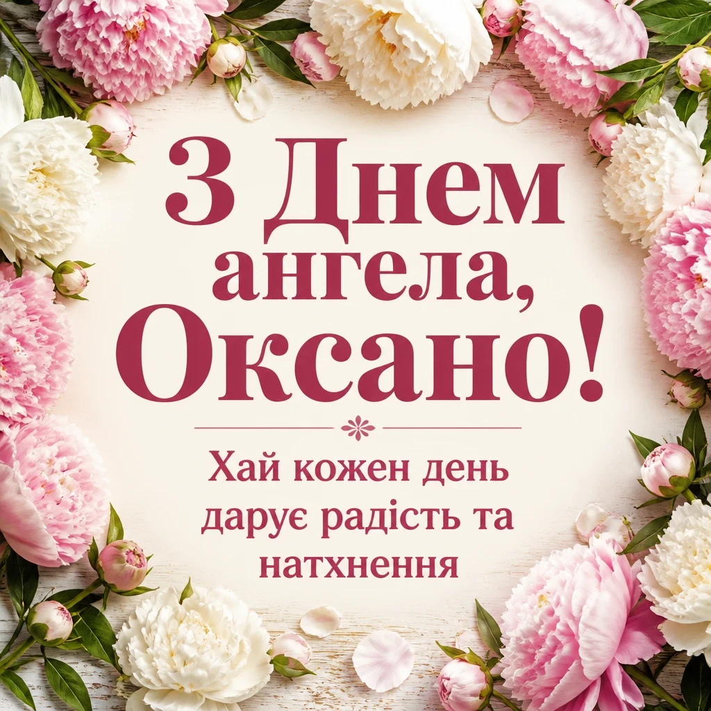з днем ангела оксано з днем ангела оксано