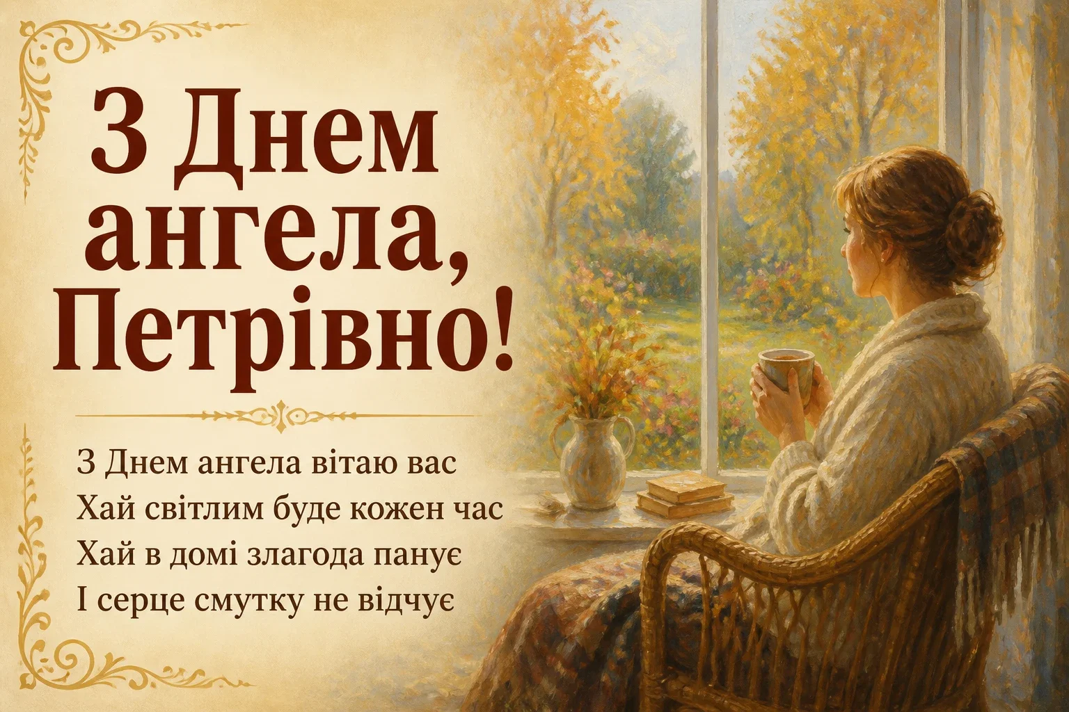 з днем ангела петрівна