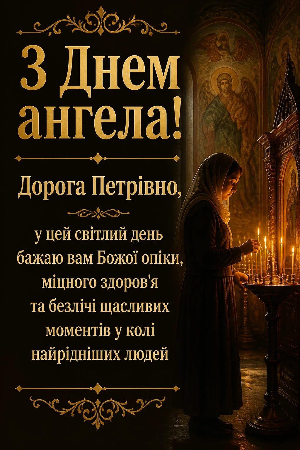 з днем ангела петрівна