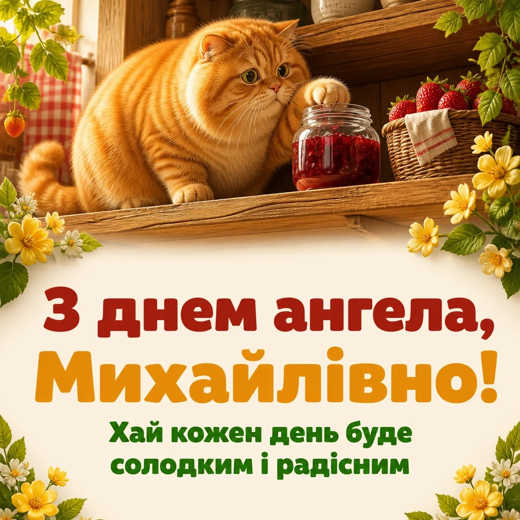михайлівна з днем ангела