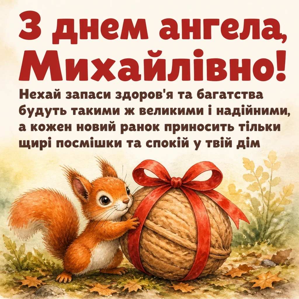 михайлівна з днем ангела
