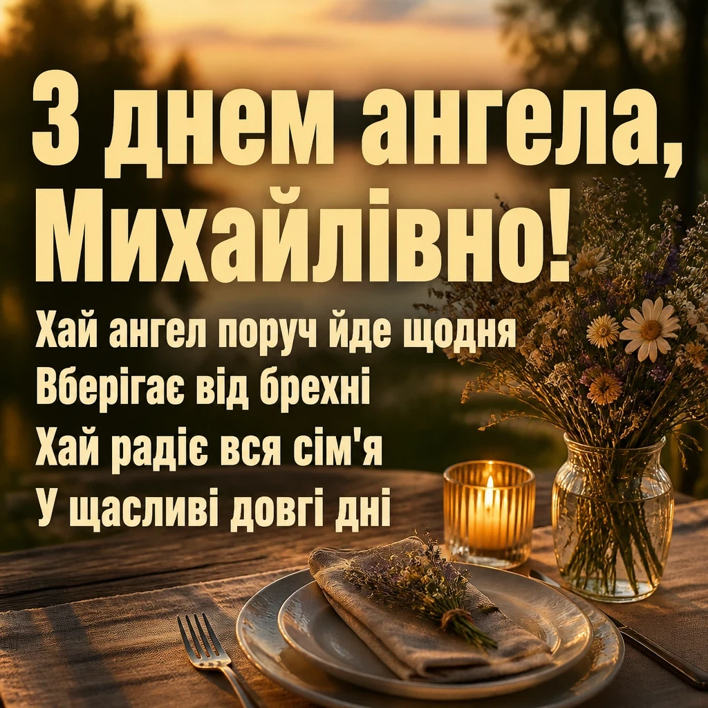 михайлівна з днем ангела