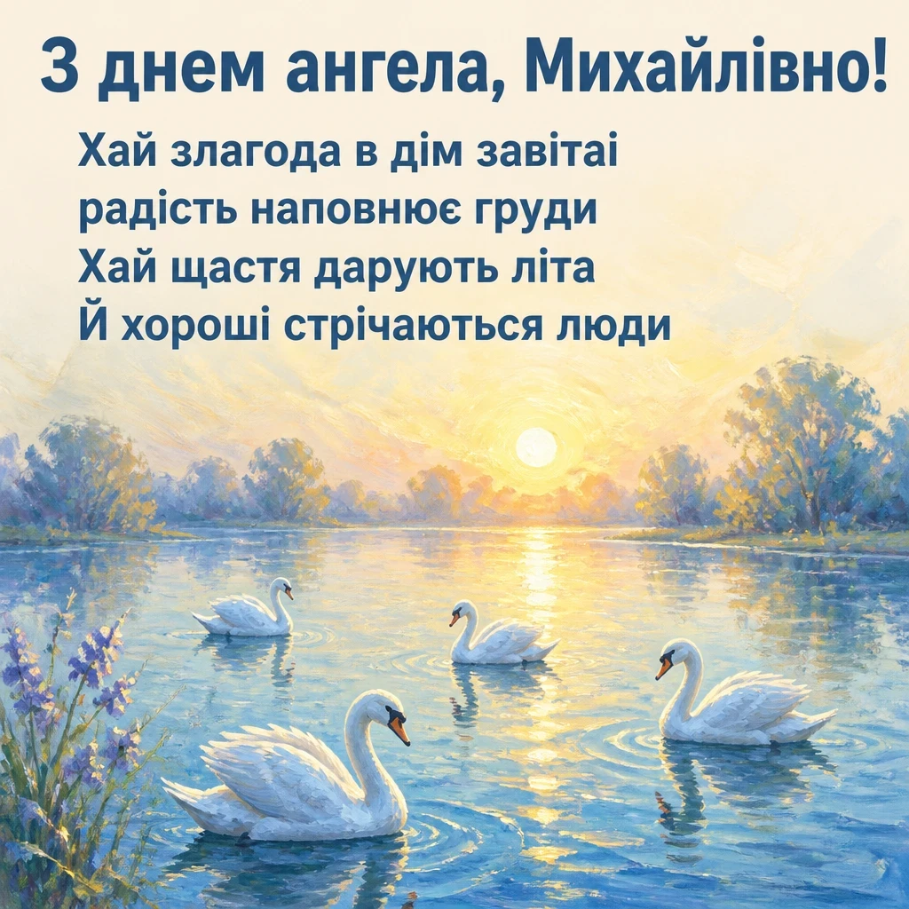 михайлівна з днем ангела
