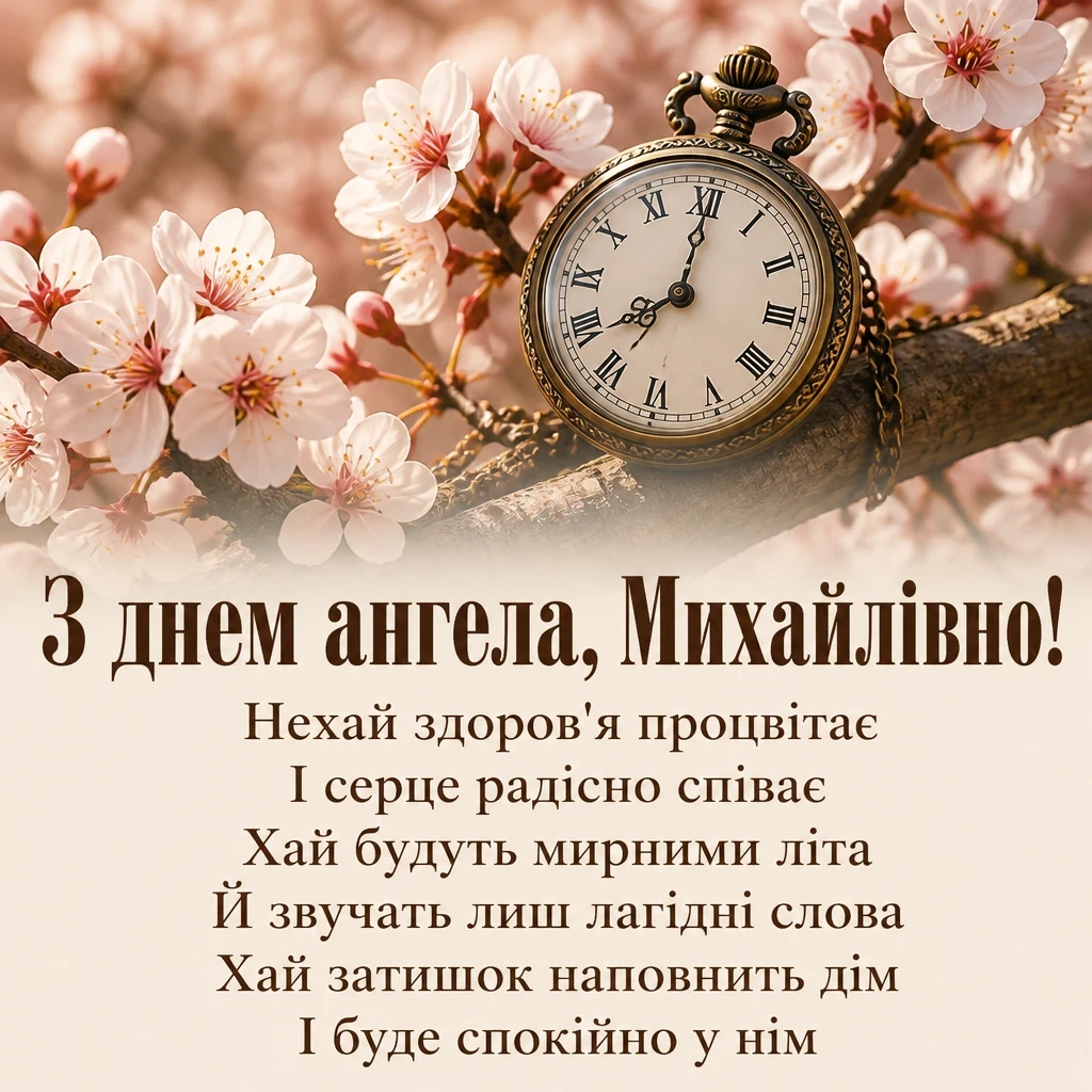 михайлівна з днем ангела