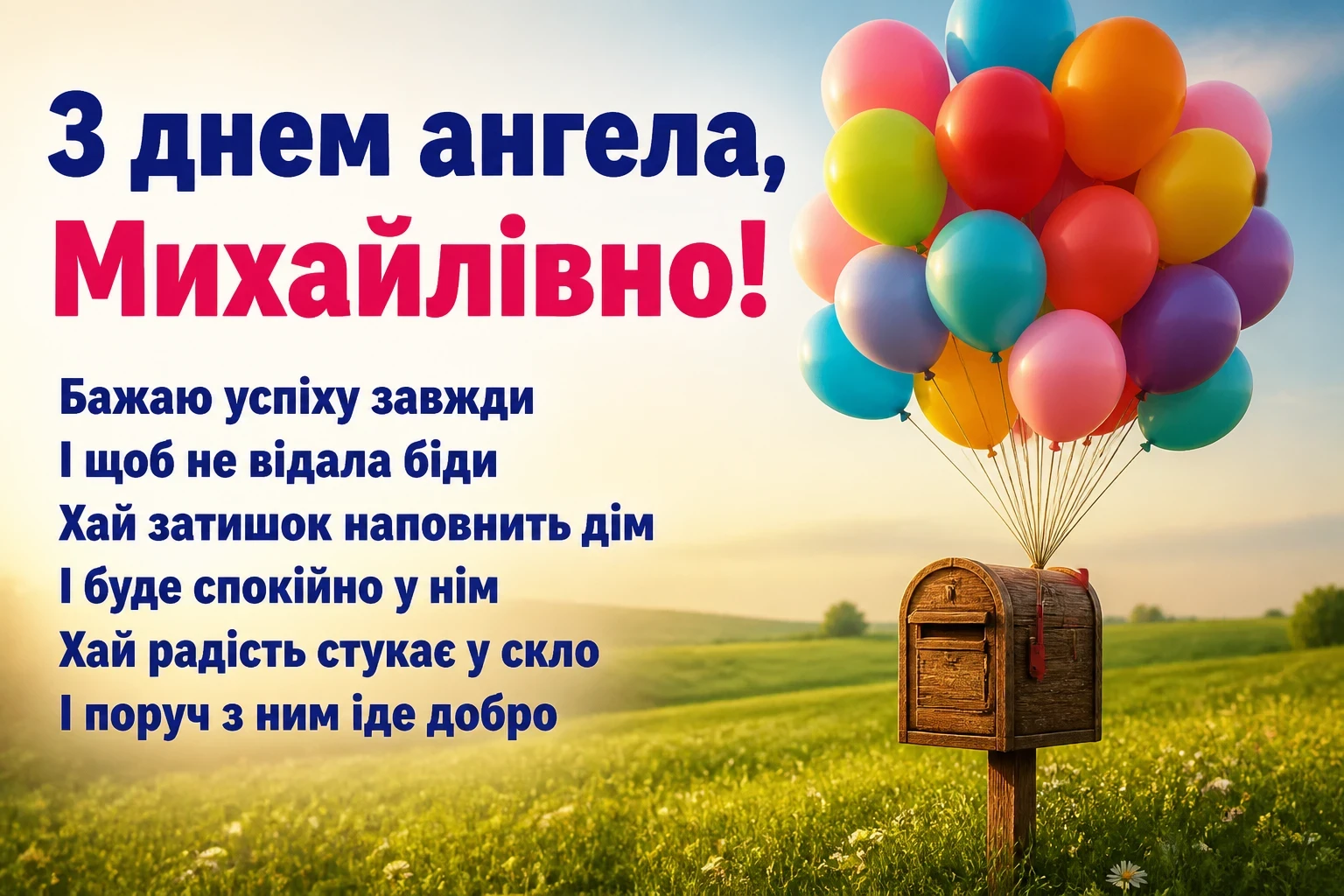 михайлівна з днем ангела