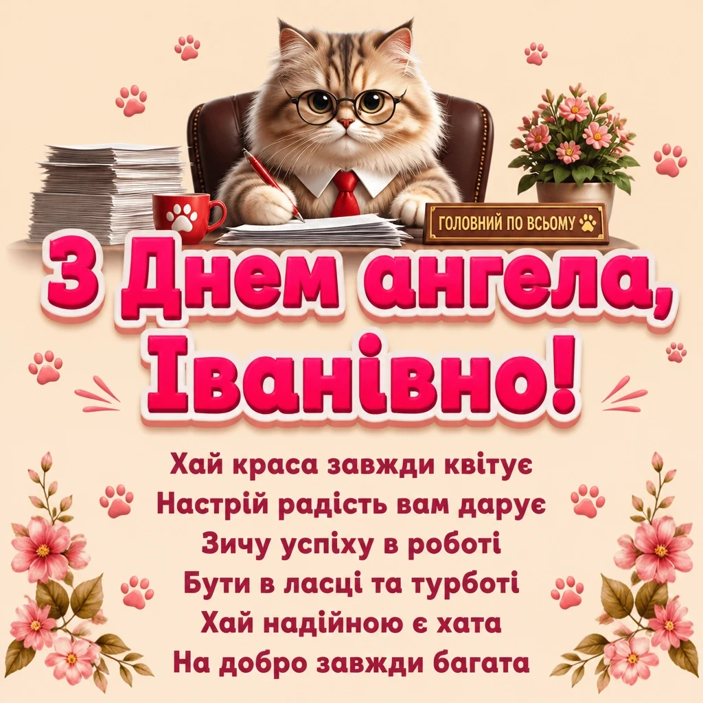 іванівна з днем ангела