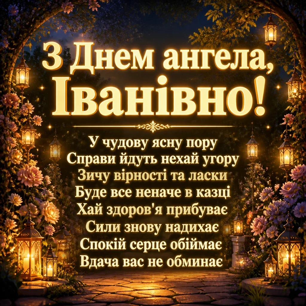 іванівна з днем ангела