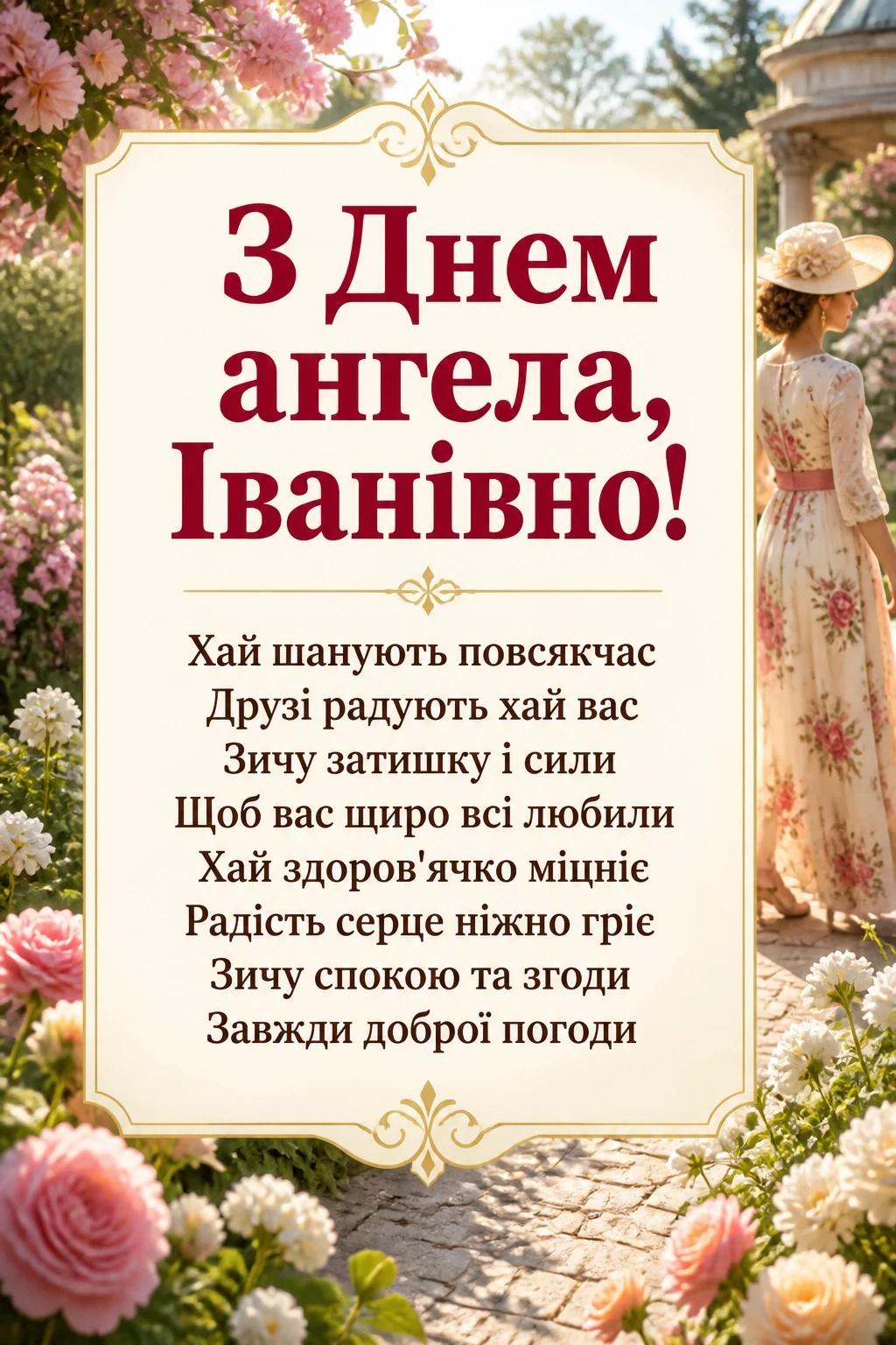 іванівна з днем ангела