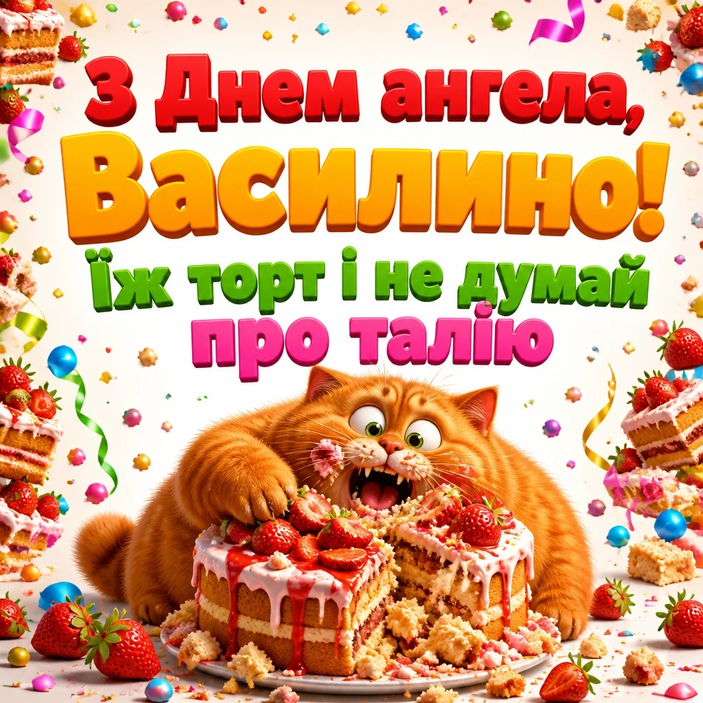 з днем ангела василини