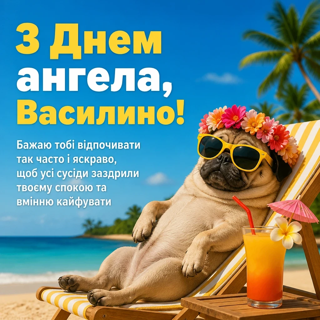 з днем ангела василини