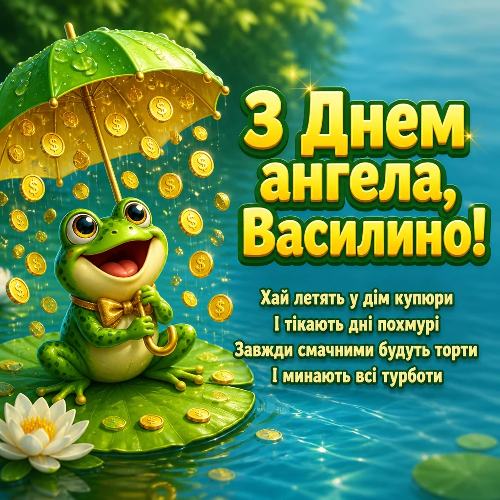 з днем ангела василини