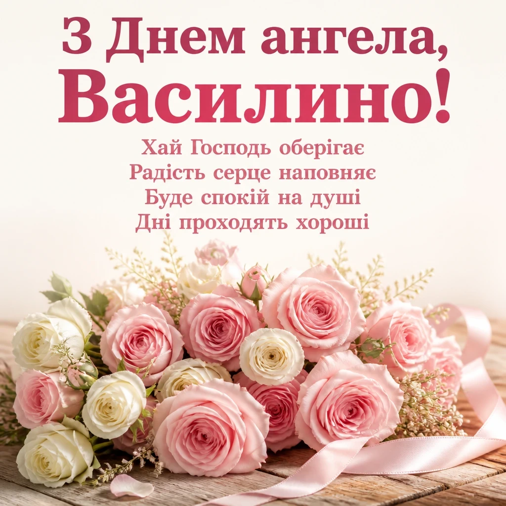 з днем ангела василини