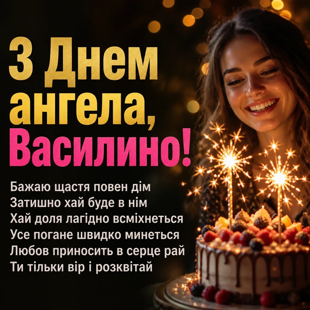 з днем ангела василини