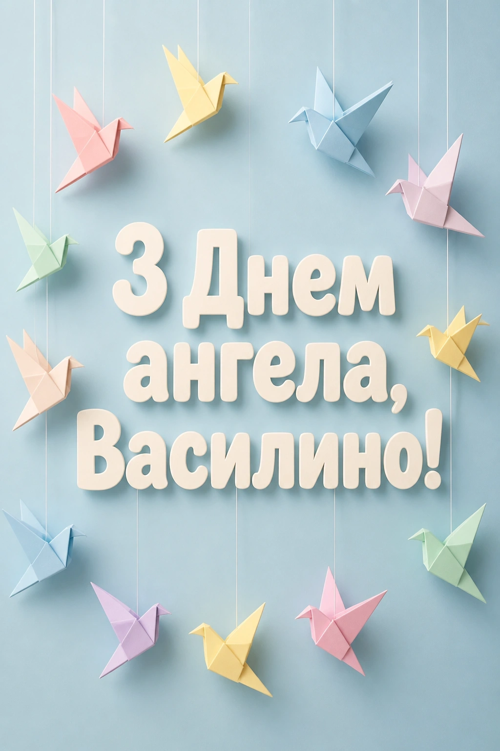 з днем ангела василини