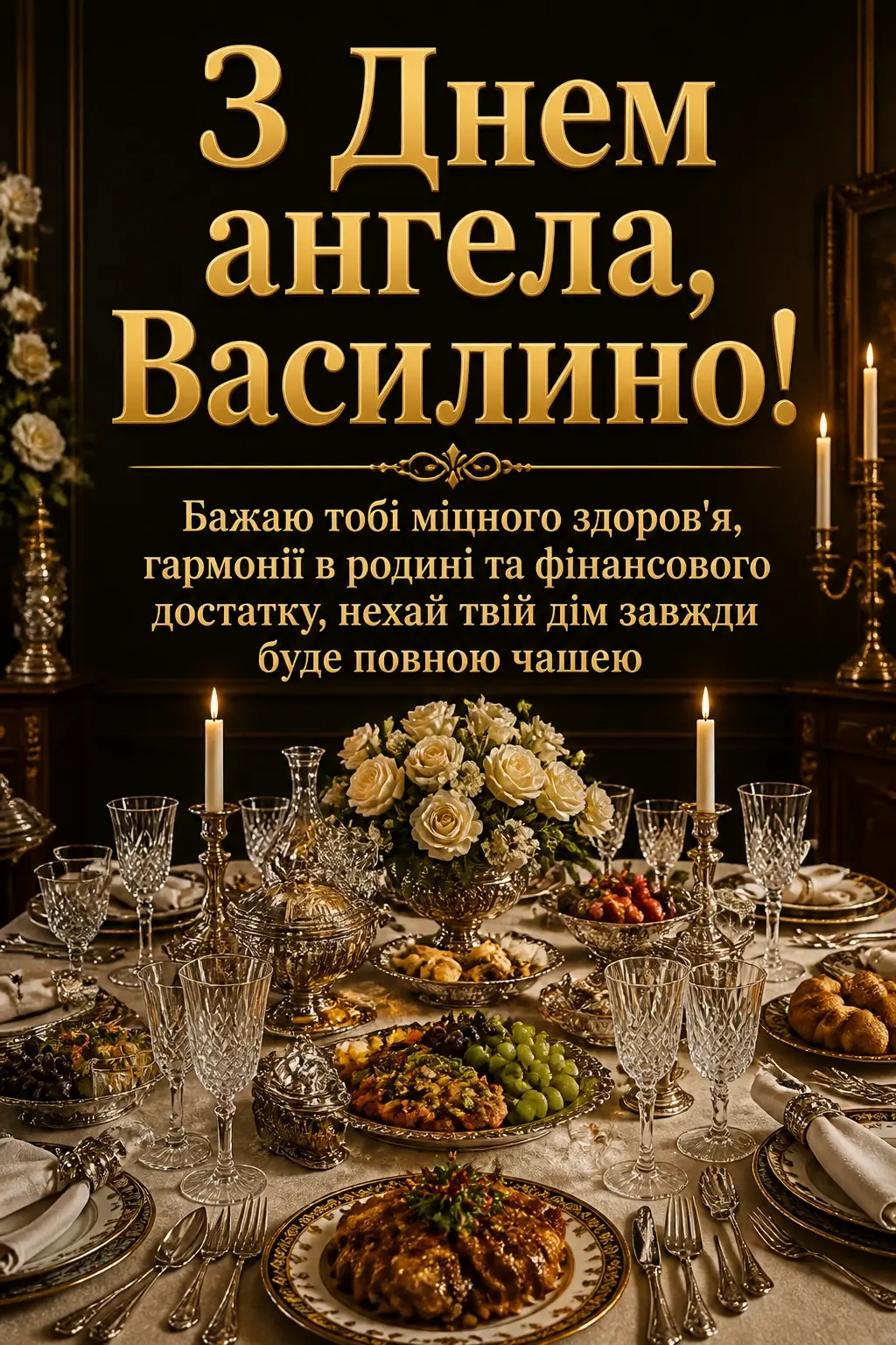 з днем ангела василини